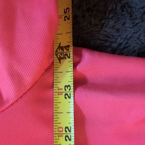 Pink Athletic Polo With Black Detailing Polyester Cotton Blend - Picture 8 of 11